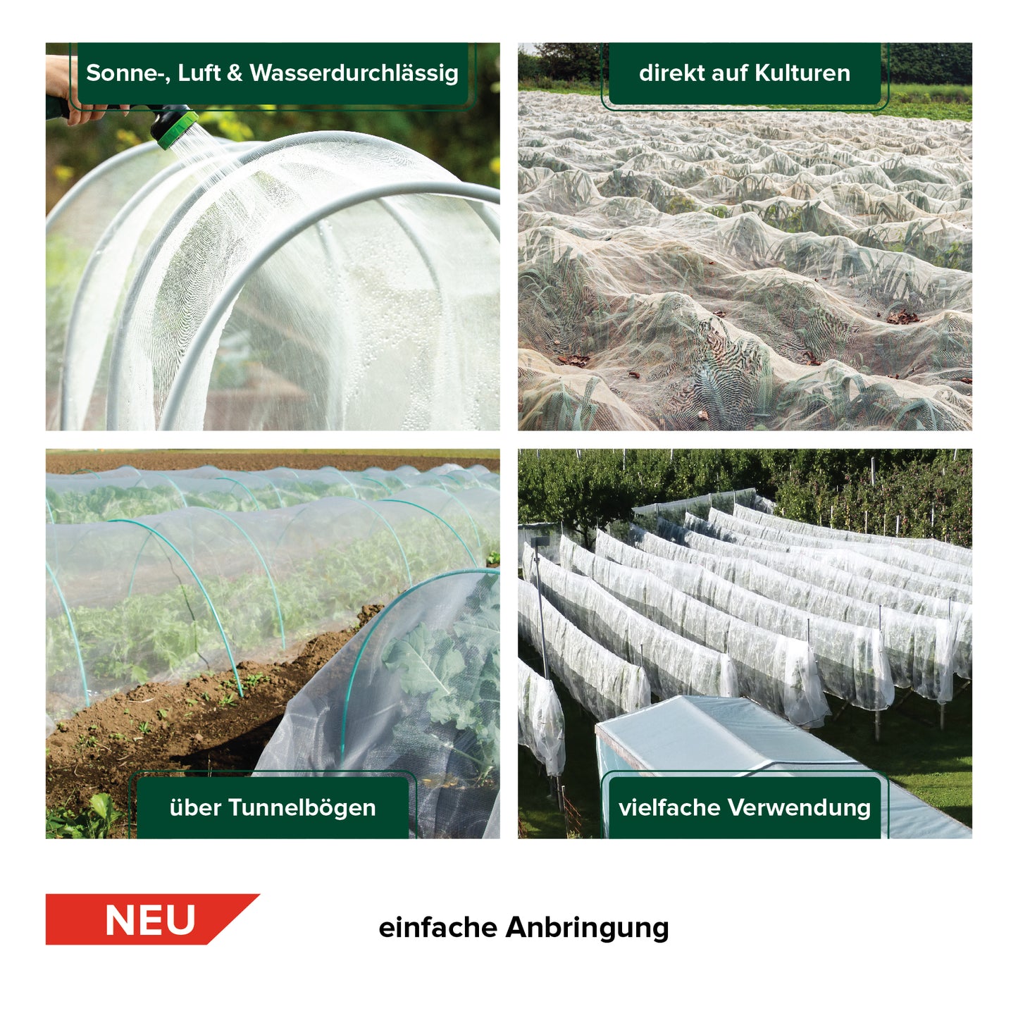Insect protection net, various sizes
